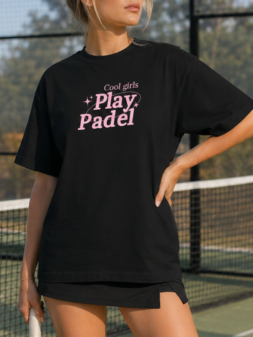 Cool Girls Play Padel Tee